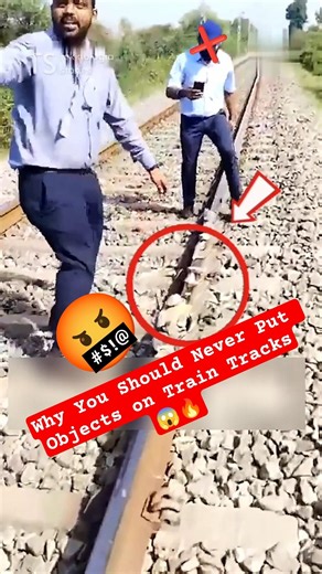 Why You Should Never Put Objects on Train Tracks
