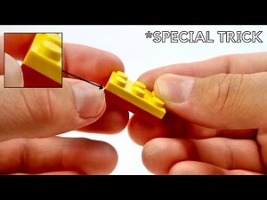 Splitting 2 LEGO Plates With A Special Trick *ALMOST IMPOSSIBLE