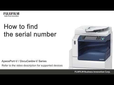 How to find the serial number