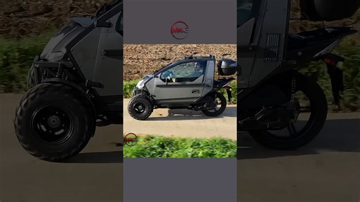 From scooter to futuristic three-wheeler: DIY transformation