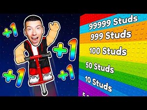 Reaching Maximum Height in Roblox +1 Jump Pogo Climb