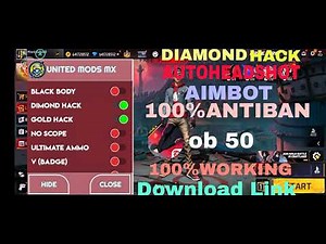 FREE FIRE MOD MENU 💯 WORKING | ANTIBAN AND AUTO BAN FIX HACK MOD MENU UNLIMITED DIAMOND HACK #ff