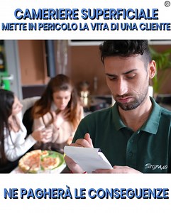 825K views · 16K reactions | Cameriere superficiale mette in pericolo la vita di una cliente, Ne pagherà le conseguenze | Kiko.Co | Facebook