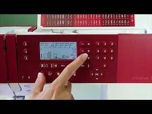 Pfaff creative 1.5 48 Sequencing Letters