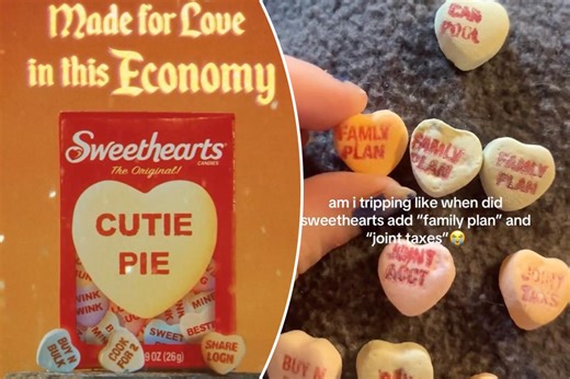 Customers are scratching their heads at these bizarre Sweethearts candy sayings: ‘I was shocked’