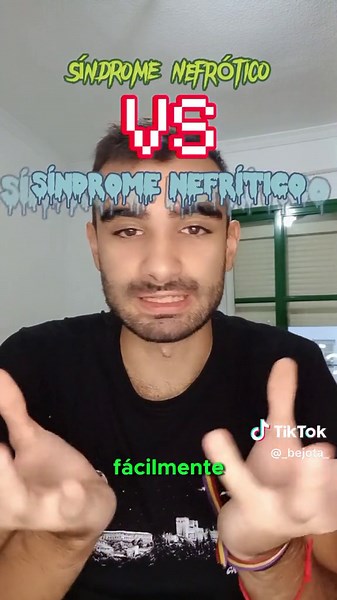 Antes de abordar el estudio de algo hay que entender lo básico de ello para no hacerte un lío, así que aquí tienes como diferenciar síndrome nefrótico y nefrítico #medstudent #medicosdetiktok #medicine #estudiantedemedicina #medicina #explicacion