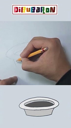 How to draw a dish step by step | Easy drawing | Quick draw