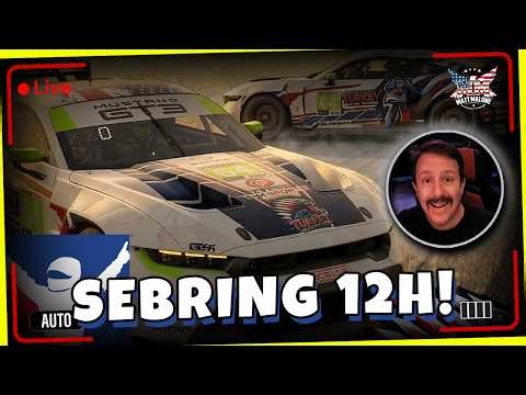 2 cars 1 split! iRacing Sebring 12 hour!