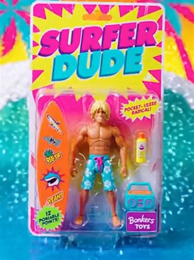 Surfer Dude Action Figure