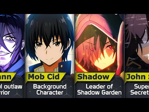 All versions of Cid Kagenou | The Eminence in Shadow