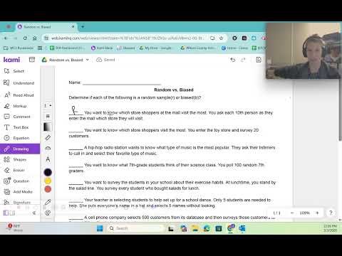 Bias vs. Random Sample- Simple