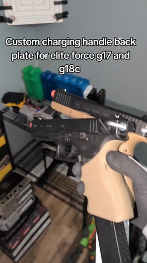 Custom Charging Handle Back Plate for G17 and G18C