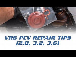 DIY VR6 PCV membrane repair in 5 minutes! For Bora/Jetta Mk4 2.8, Golf Mk4 / Mk5 R32, Passat R36, TT