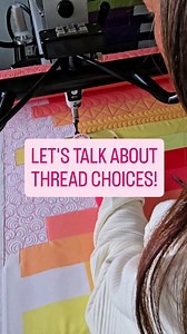 I wish quilting was actually this fast 😅 But nope—this clip is way sped up because… well, social media. In my brand new FREE class, Strip by Strip, I show you everything in real time, step by step, so you can actually see how it’s done (no smoke and mirrors). ✨ Quick tip from today’s clip: • Want imperfections to disappear? Use a matching thread. • Want your quilting to POP (and be crystal clear on camera)? Go high contrast, like I’m doing here. If you’re just getting started, I always recommen