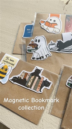 Magnetic bookmark collection #diy #artandcraft #shorts