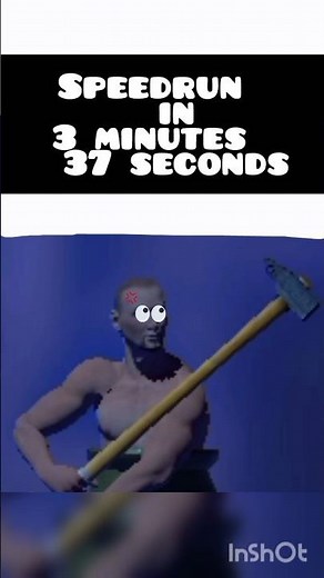 Getting over it speedrun in 3 minutes 37 seconds | Inspiration from @Sexybusy