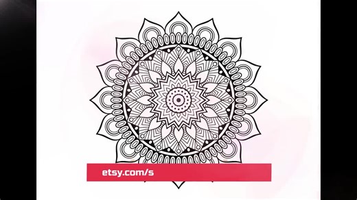 60  Mandala Coloring Pages | Relaxing Activity Book for Adults | Printable PDF for Mindfulness & Stress Relief | Instant Download - Etsy