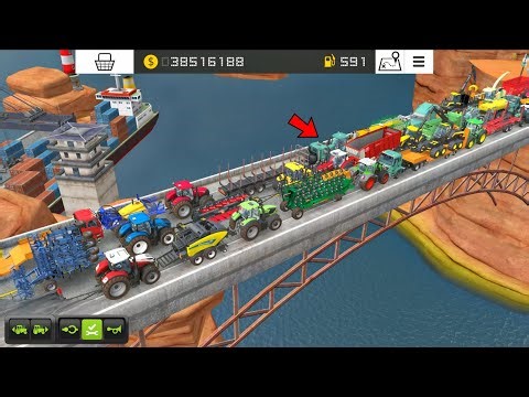 Transport Many Tractors & Multiplayer in Fs18 ! Farming Simulator 18 Timelapse | #fs18