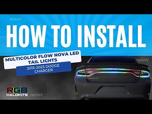 How to Install Dodge Charger Multicolor Flow Nova LED Tail Lights (2015-2023)