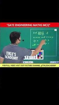 Partial Differentiation MCQ 8 🔥 | Engineering Maths #shorts
