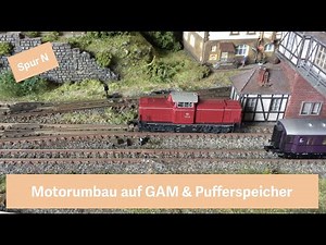 Modelleisenbahn Spur N Umbau auf GAM Incl. Speicherkondensator und Decoder DCC