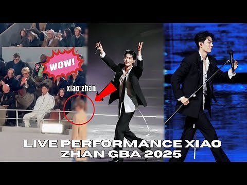🔥 Xiao Zhan Live Performance GBA 2025 — Moon Ballad Stuns the World! Was Wang Yibo Secretly There?!
