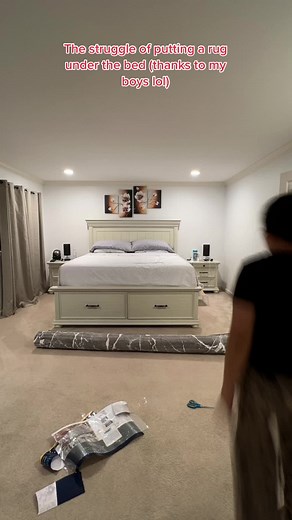 How to Put Carpet Under Bed | Easy Rug Installation Guide