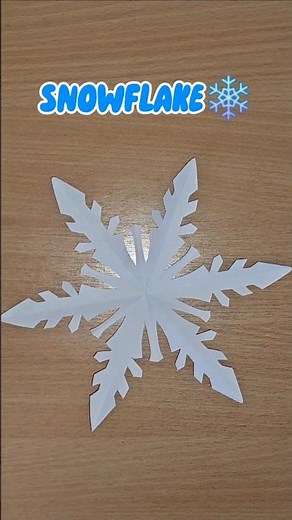 Easy Beautiful Snowflake Made From A4 Paper. How To Make Diy Winter Christmas Art @OrigamiCraftsman