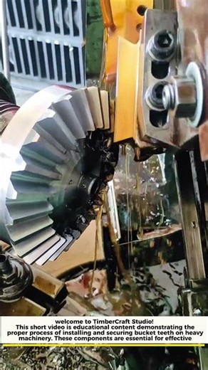Bucket Tooth Installation – Heavy Equipment Maintenance & Assembly‎