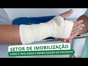 Como é realizada a imobilização do paciente | Clínica Orto Center