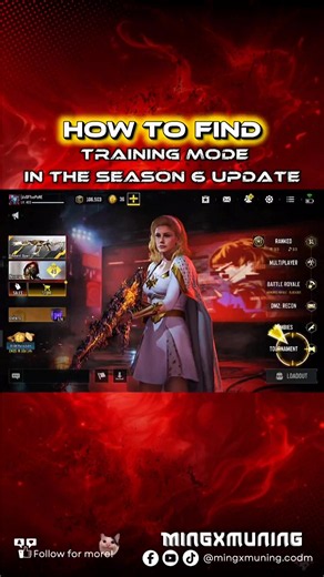 Tutorial on How to find Training Mode In The Season 6 New Update #codm #callofdutymobile #callofdutymobileclips #codmtutorial #newupdate