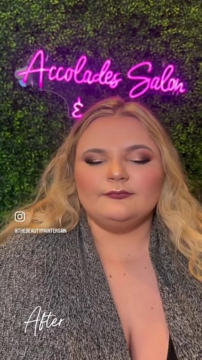 Before&After bride trial 😍 #bridetobe #bride #bridalmakeup #bridallook #minnesota #minnesotabride