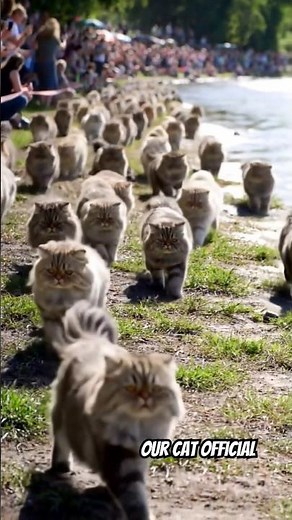 Cat Race by the Riverside — Who’s the Fastest Kitty?