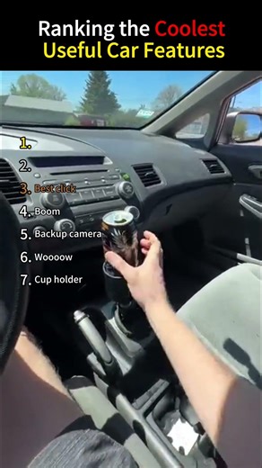 Ranking the Coolest Useful Car Features #asmr #snow #funny #odlysatisfying #ice #satisfying #fyp