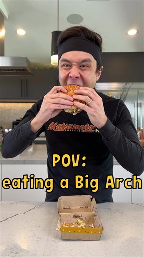 The new never ending Big Arch 😂 #mcdonalds #ceo | Whopper Burger King