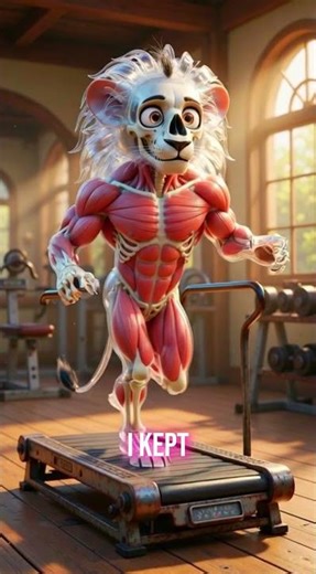 Can a Lion build muscle in 30 days ? #shorts