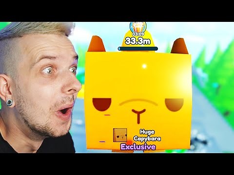 WYDAŁEM 30K ROBUX BY DROPNĄĆ HUGE CAPYBARĘ w ROBLOX - Pet Simulator X