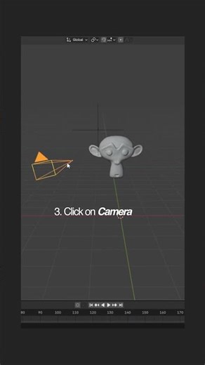 Make your CAMERA animation SMOOTHER with this trick in Blender 🎥 #blender #blendertutorial #fyp
