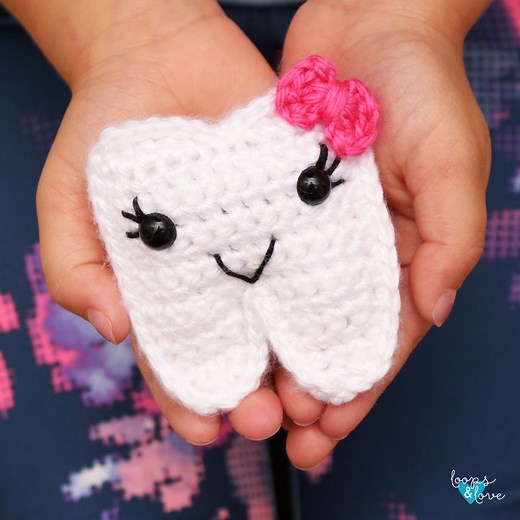 Tooth Fairy Pouch - Free Crochet Pattern
