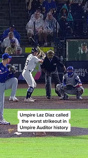 Laz Diaz Takes Crown for Worst Called Strikeout