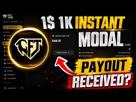 GFT 1$ 1k instant Modal | Payout Received? | Real or Fake?