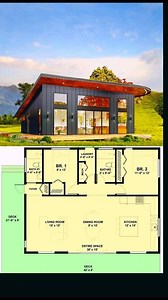 🌿 Home goals in just two bedrooms #homegoals #floorplaninspo #fyp🌿 #dreamhouse 🏡ℂ𝕋𝕋𝕆💚 | Dream House