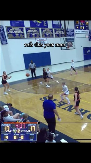 Basketball player tosses teammate into screener and the referee doesn’t call the foul! What! #sports