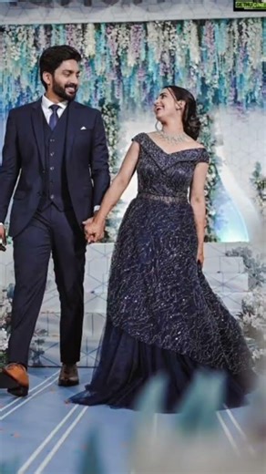 മാളവികകൃഷ്ണദാസും തേജസുമായുള്ള റിസപ്പഷൻ ഫോട്ടോഷൂട്ട് 🤍💙# ഇൻഫ്ലൂസർ #