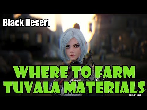 [Black Desert] Where to Farm Time Filled Black Stones, Refined Magical Black Stones, and Tuvala Ore!
