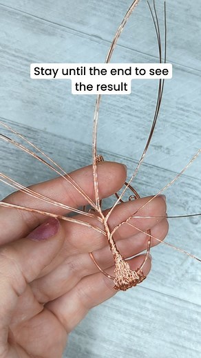 5K views · 185 reactions | Another real time video. Making a tree is a slow process, but I find it really enjoyable, and it is so satisfying to see the result! #realtime #wirewrapping #wiretree #treeoflife | OxanaCrafts | Facebook