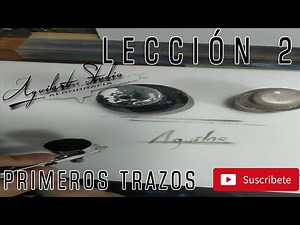 Aprende a usar el Aerografo LECCION TUTORIAL Primeros Trazos Para Comenzar Principiantes-Airbrush
