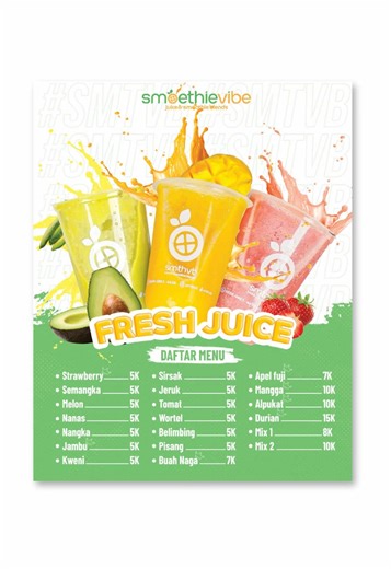 Creative Juice Menu Design Ideas for Effective Branding