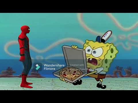 Everybody trying to get a pizza from Spongebob (Compilation)