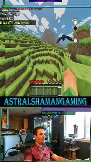 Flender Boss Almost Got Me #minecraft #betteronbedrock #gaming #streamer